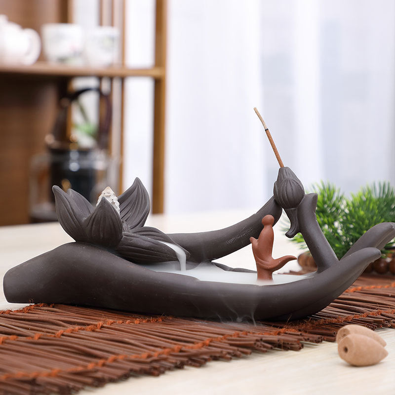 Waterfall Incense Burner