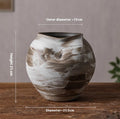 Hand-pinched Ceramic Pottery Vase