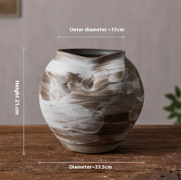 Hand-pinched Ceramic Pottery Vase