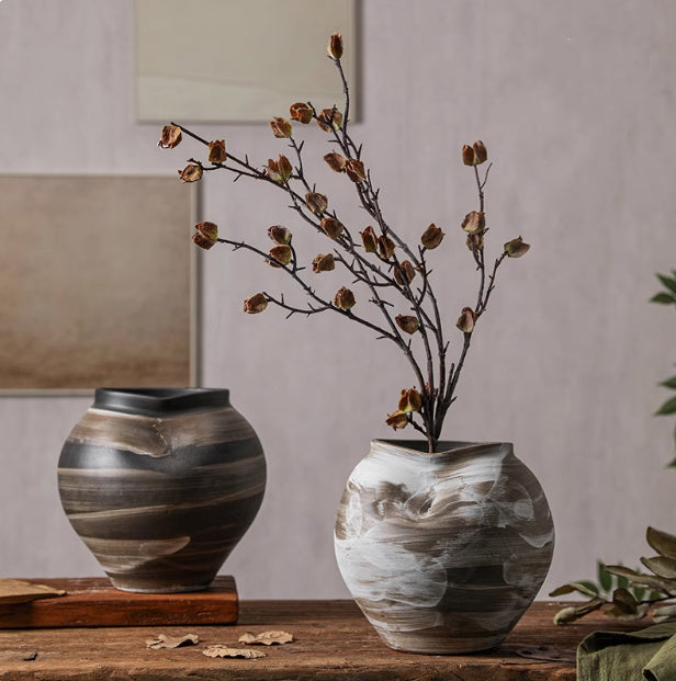 Hand-pinched Ceramic Pottery Vase
