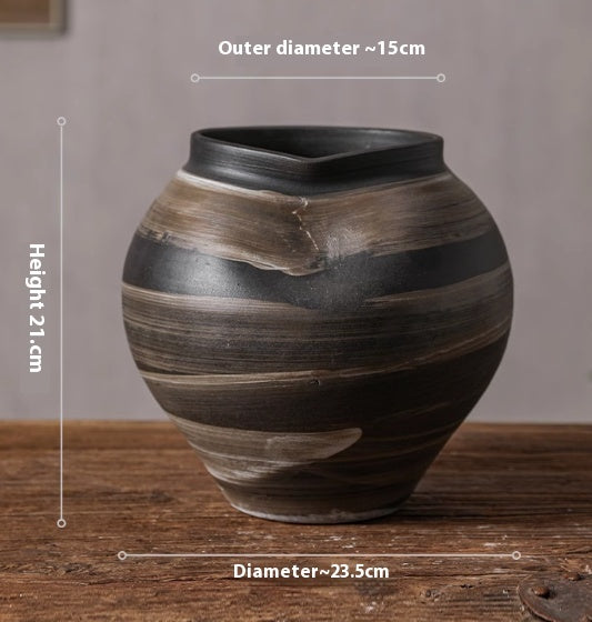 Hand-pinched Ceramic Pottery Vase