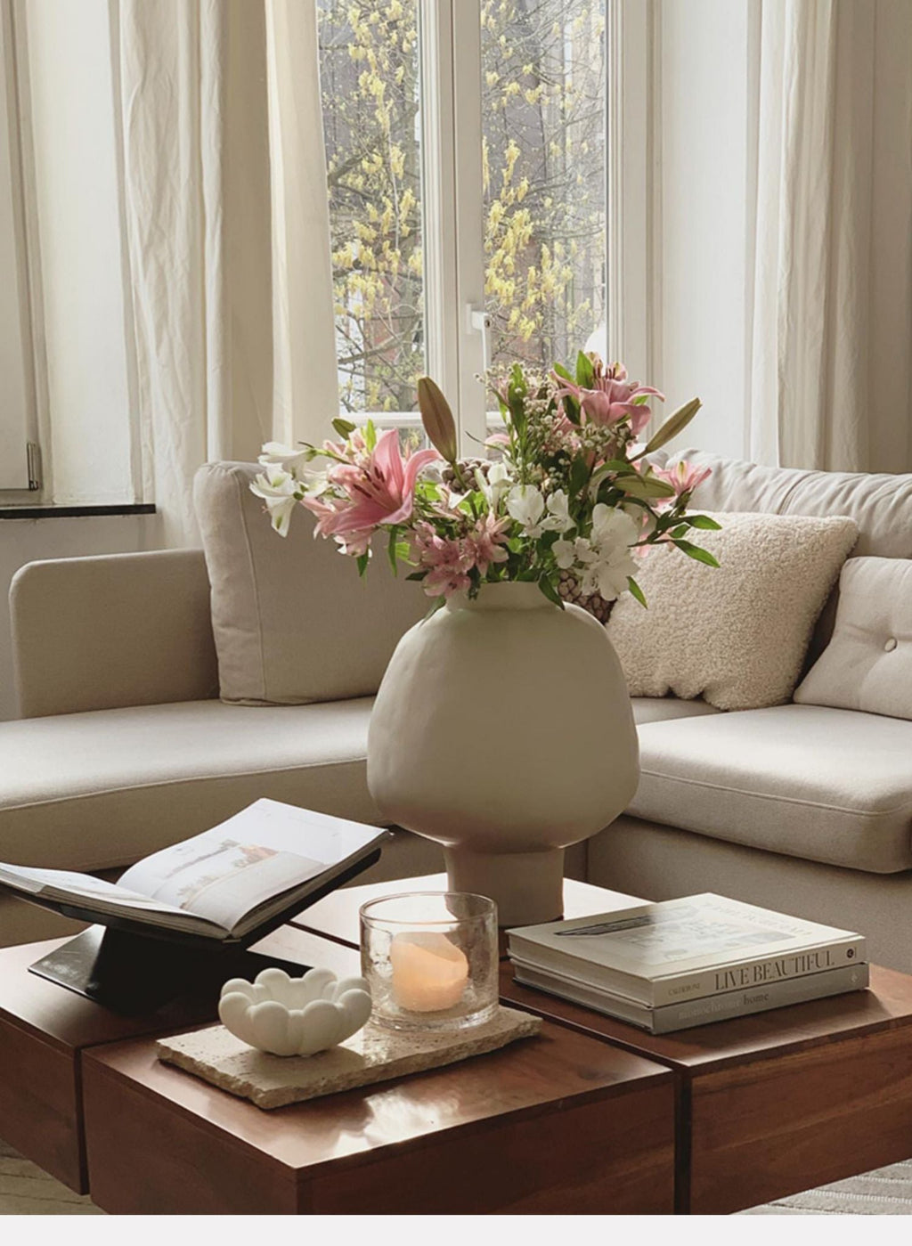 French Ceramic Hydroponic Vase